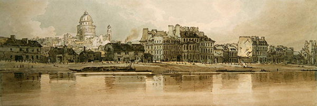 Detail of View of the Pantheon taken from the Arsenal, 1802 by Thomas Girtin