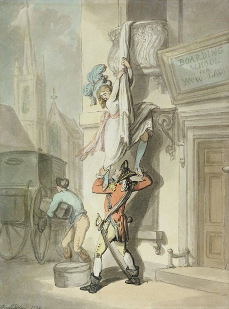 Detail of The Elopement, 1792 by Thomas Rowlandson
