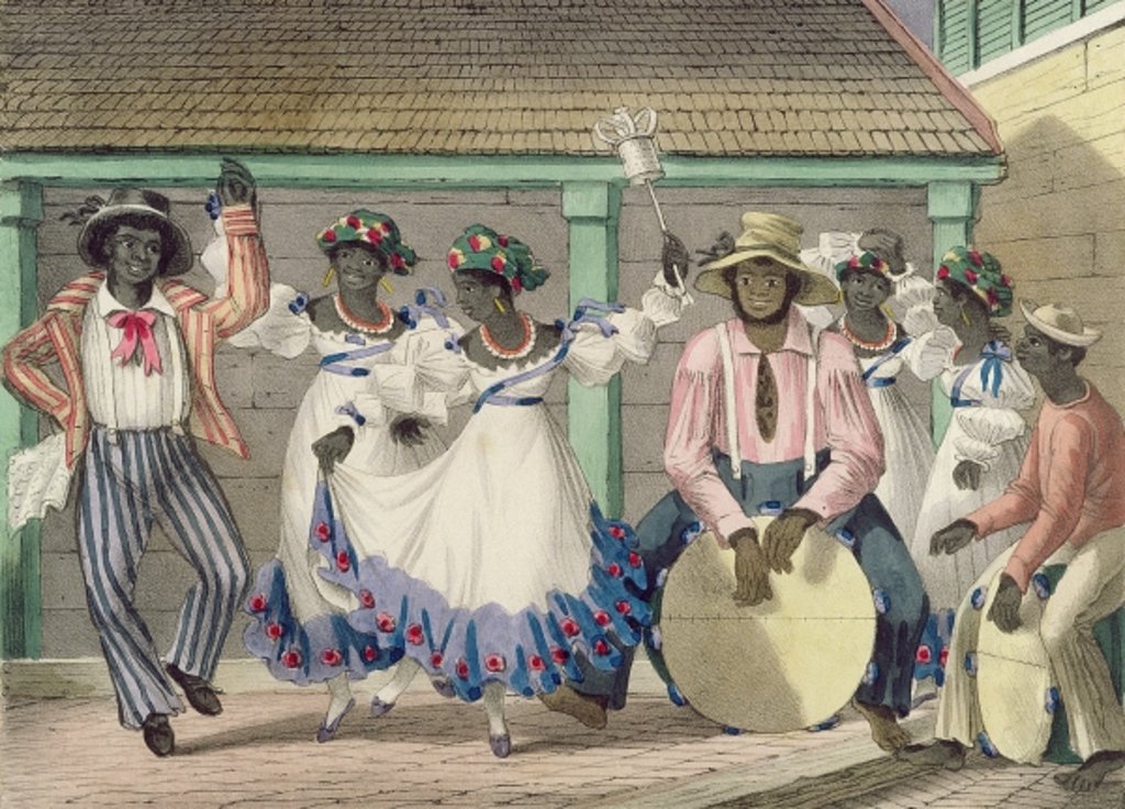 Detail of French Set-Girls, plate 7 from 'Sketches of Character...', 1838 by Isaac Mendes Belisario