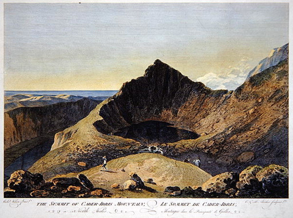 Detail of The Summit of Cader Idris Mountain, 1775 by Richard Wilson