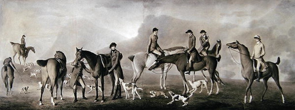Detail of Tom Conolly of Castletown Hunting with his Friends, 1769 by Robert Healy