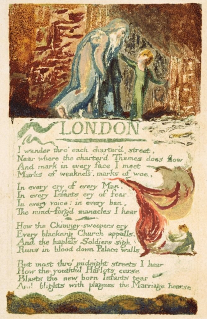 Detail of London, 1794 by William Blake