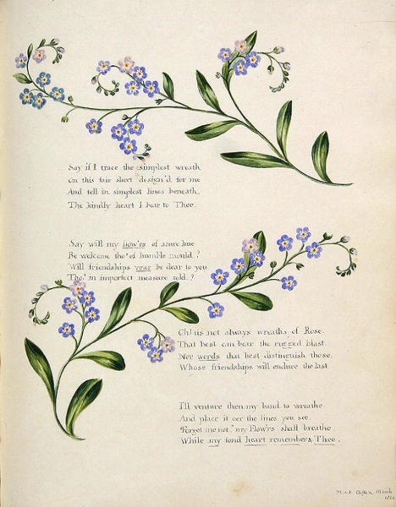 Detail of Poetry by English School