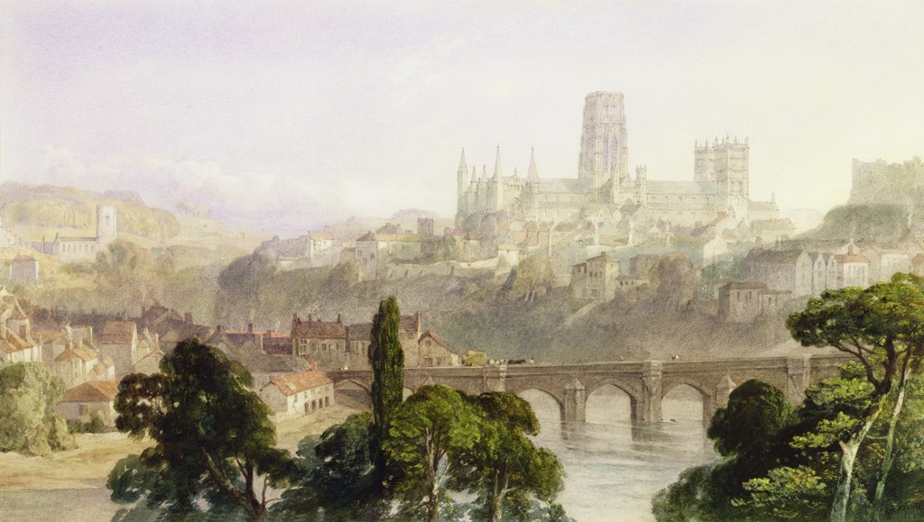 Detail of Durham Cathedral, 1846 by George Arthur Fripp