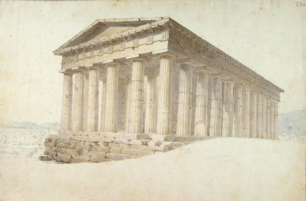 Detail of Temple by Robert Smirke