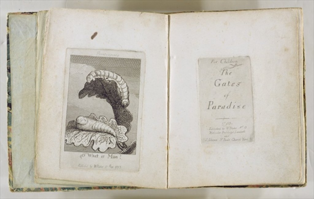 Detail of For Children. The Gates of Paradise, 1793 by William Blake