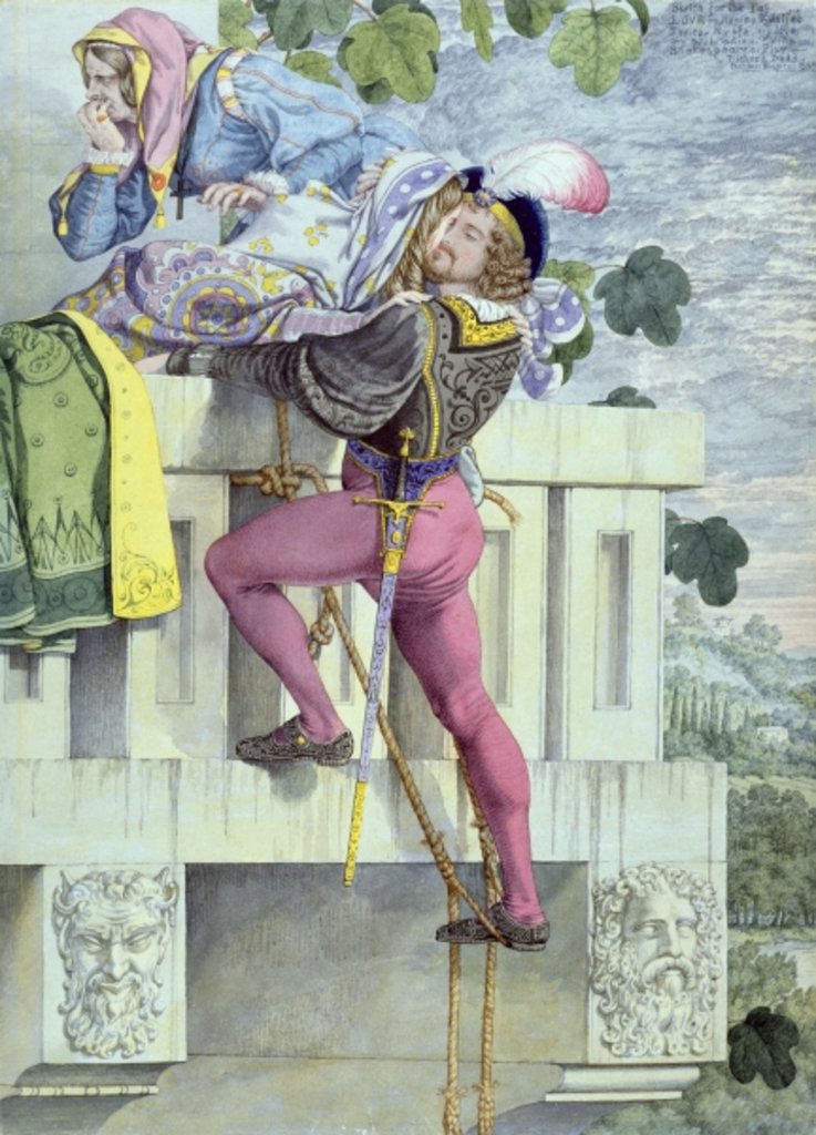 Detail of Sketch for the Passions.. Love, 1853 by Richard Dadd