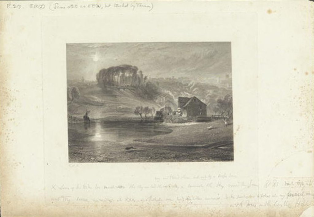 Detail of Colchester, Essex by Joseph Mallord William (after) Turner