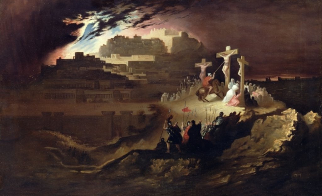 Detail of Calvary, c.1830-40 by John Martin