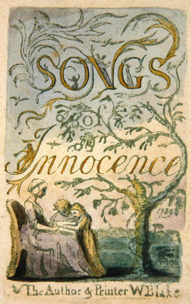 Detail of Title Page by William Blake