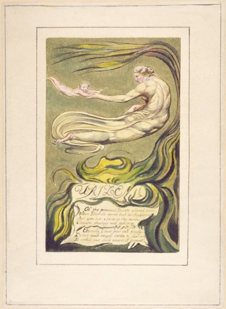 Detail of Preludium by William Blake