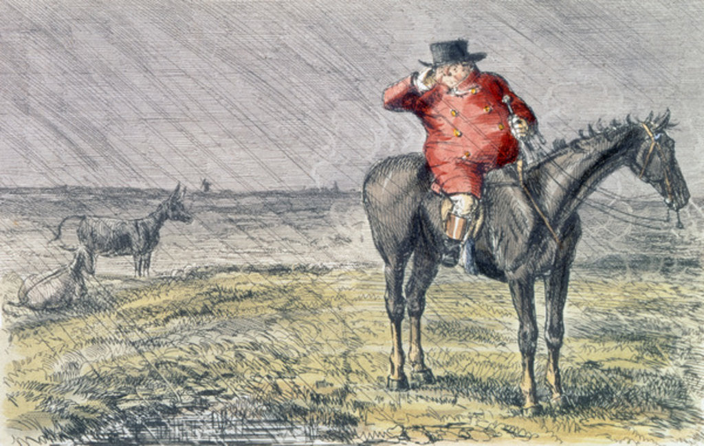 Detail of Mr. Jorrocks Has a Bye Day by John Leech