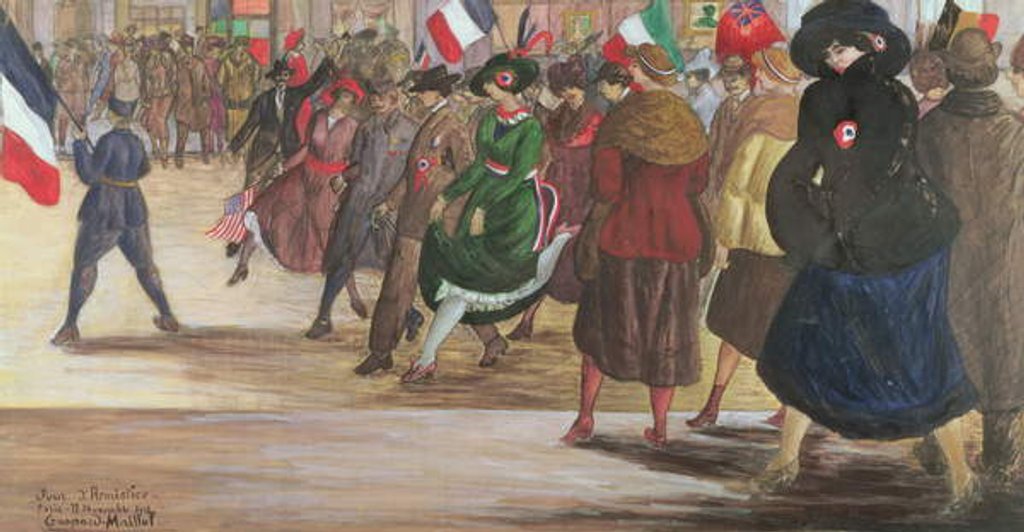 Detail of Armistice Day, Paris, 11th November 1918 by Gaspard Maillol