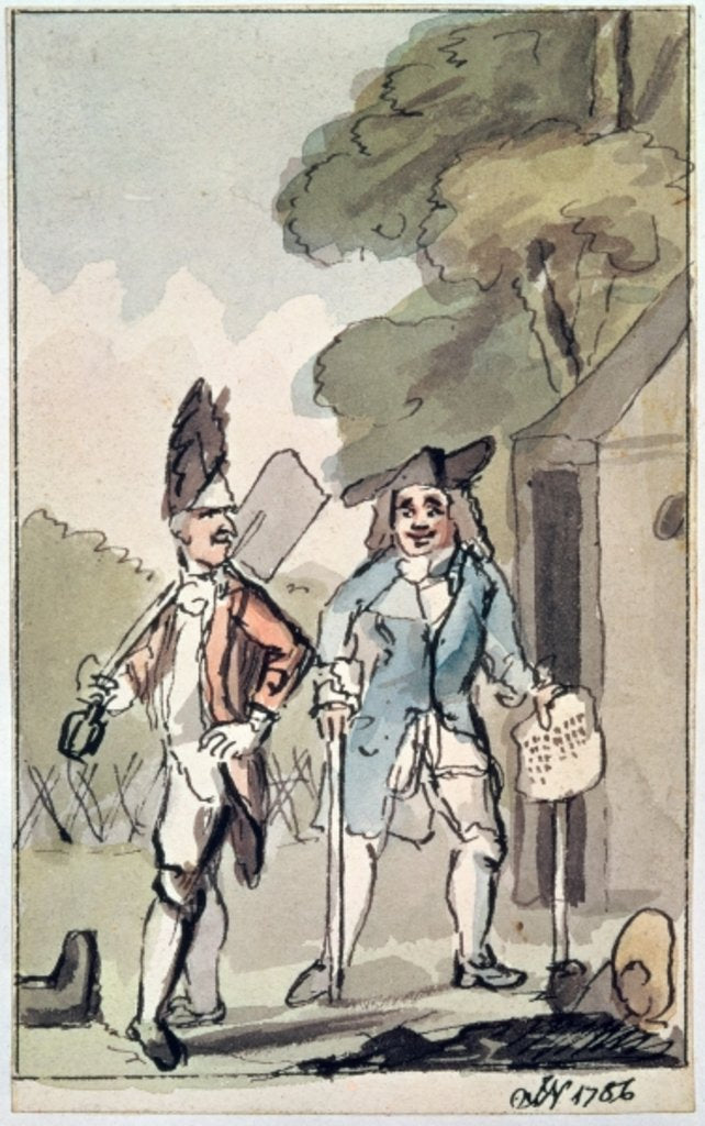Detail of Tristram Shandy, 1786 by John Nixon
