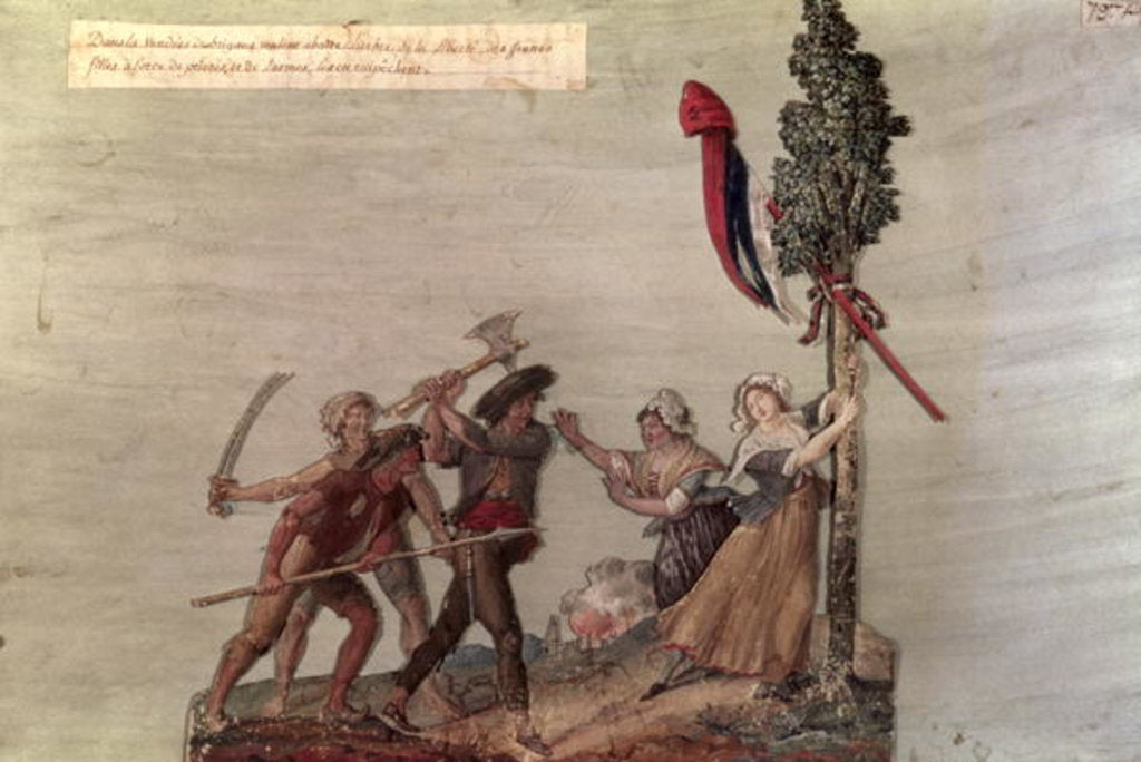 Detail of Fanatic Peasants in the Chouan War by Lesueur Brothers