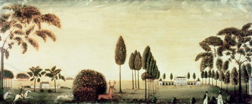 Detail of Hunting Scene by Rufus (attr. to) Porter