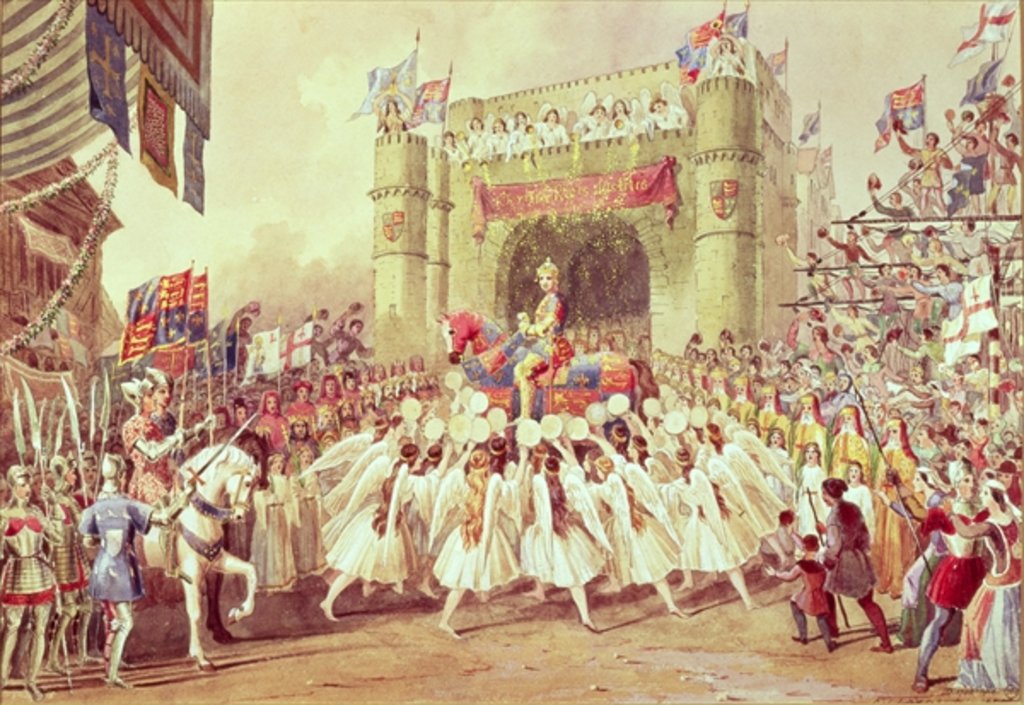 Detail of The Shower of Gold by F. Lloyds