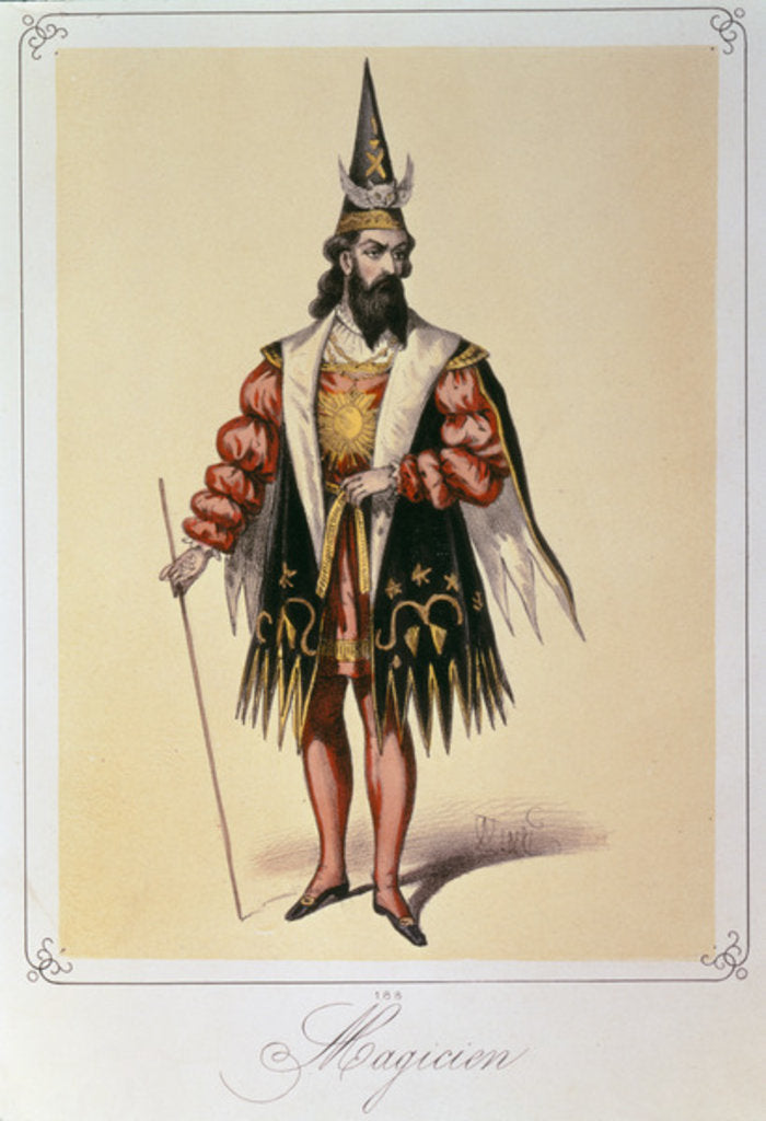 Detail of Magician by French School