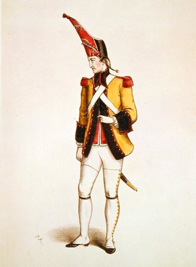 Detail of The Actor Dupuis as Fritz in Offenbach's Operetta 'La Grande Duchesse de Gerolstein' by French School