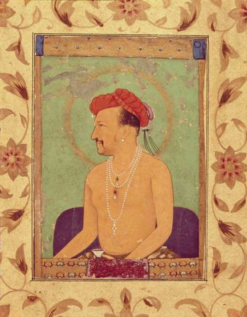 Detail of Emperor Jahangir by Indian School