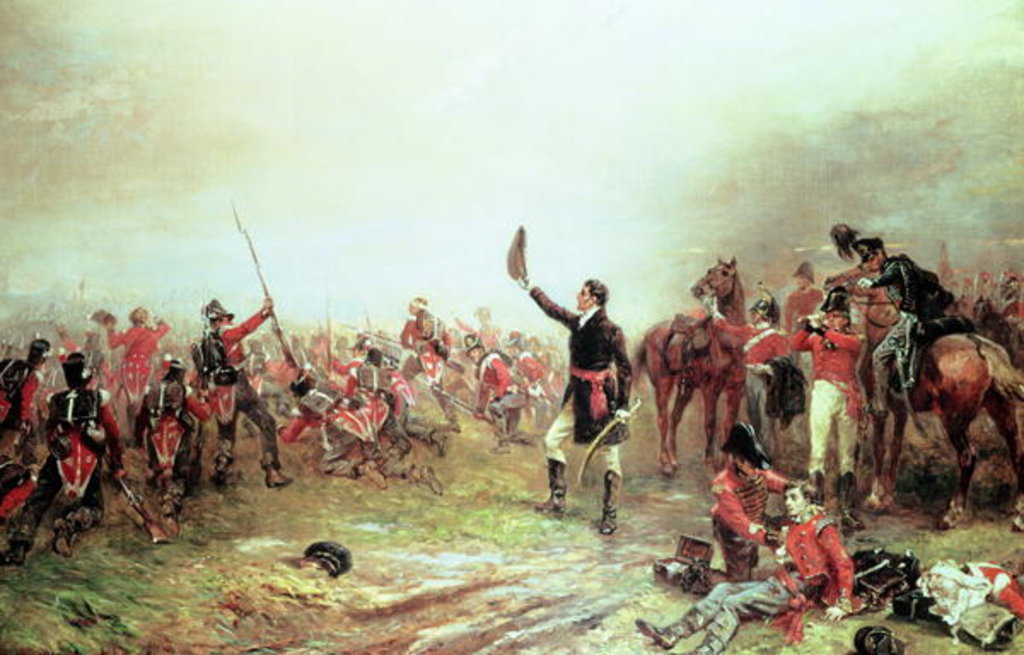 Detail of The Battle of Waterloo, 18th June 1815 by Robert Alexander Hillingford