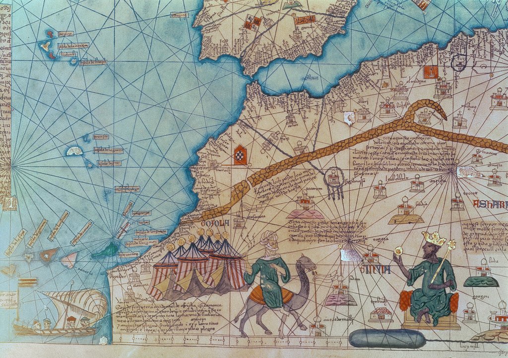 Detail of Detail of a copy of Mansa Musa by Abraham Cresques