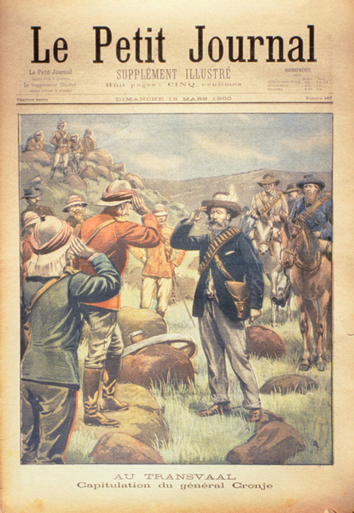 Detail of In the Transvaal: the Capitulation of General Cronje by French School
