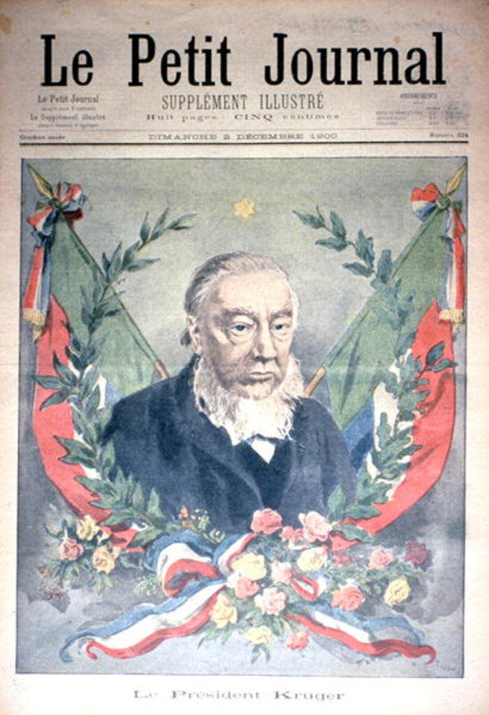 Detail of President Kruger, front cover of 'Le Petit Journal', 2 December 1900 by Oswaldo Tofani