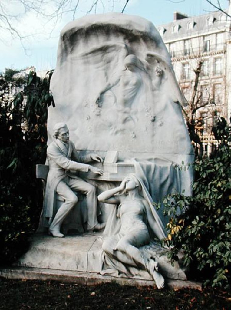 Detail of Monument to Frederic Chopin by French School