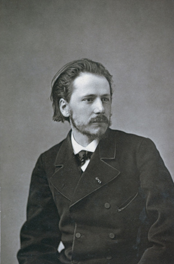 Detail of Portrait of Jules Emile Massenet by French Photographer