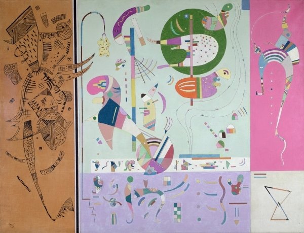 Detail of Parties diverses, 1940 by Wassily Kandinsky