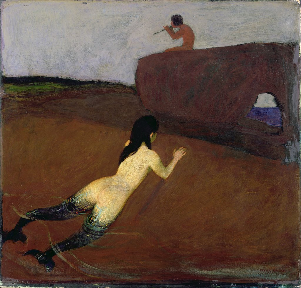Detail of Belanschung by Franz von Stuck