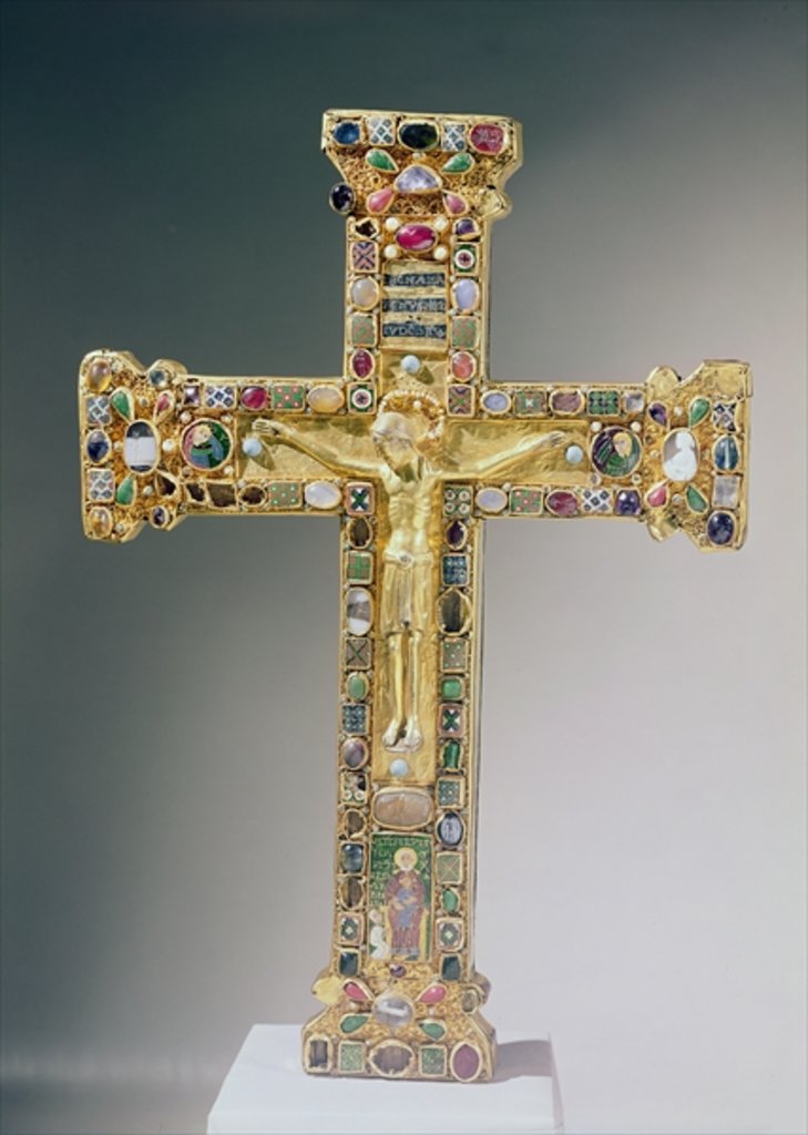 Detail of Golden cross of Essen by German School