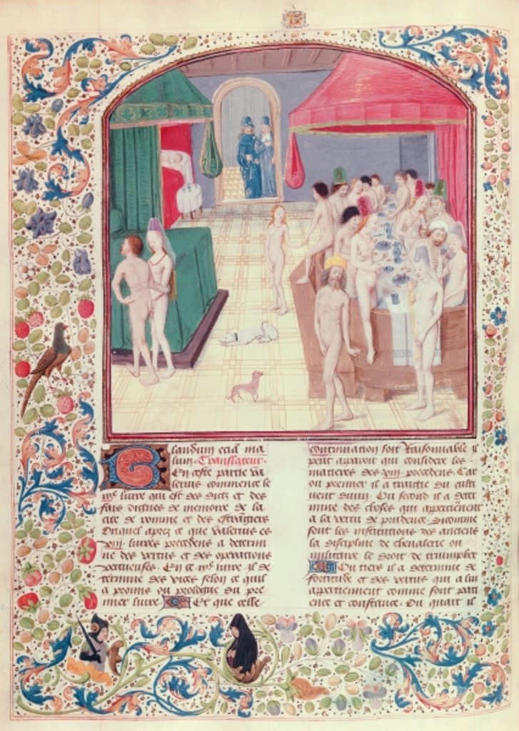 Detail of Fol.414v, Facts and memorable words by School French
