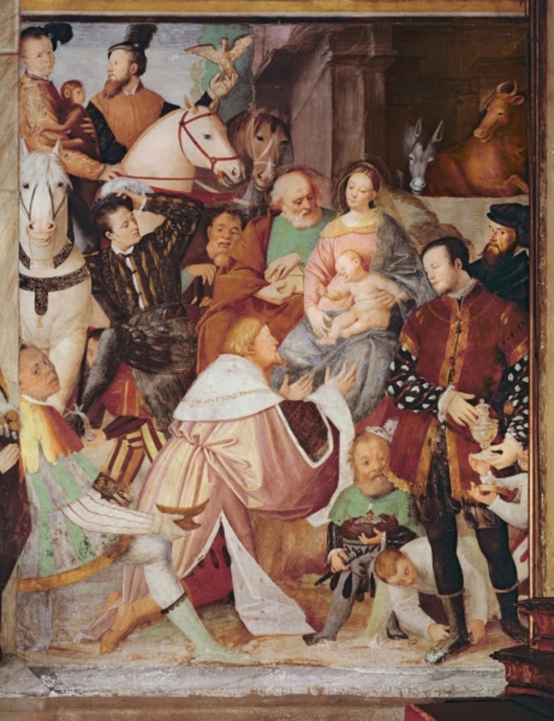 Detail of Adoration of the Magi, c.1532-35 by Gaudenzio Ferrari