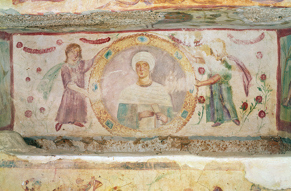 Detail of Portrait of Aelia Arisuth by Roman