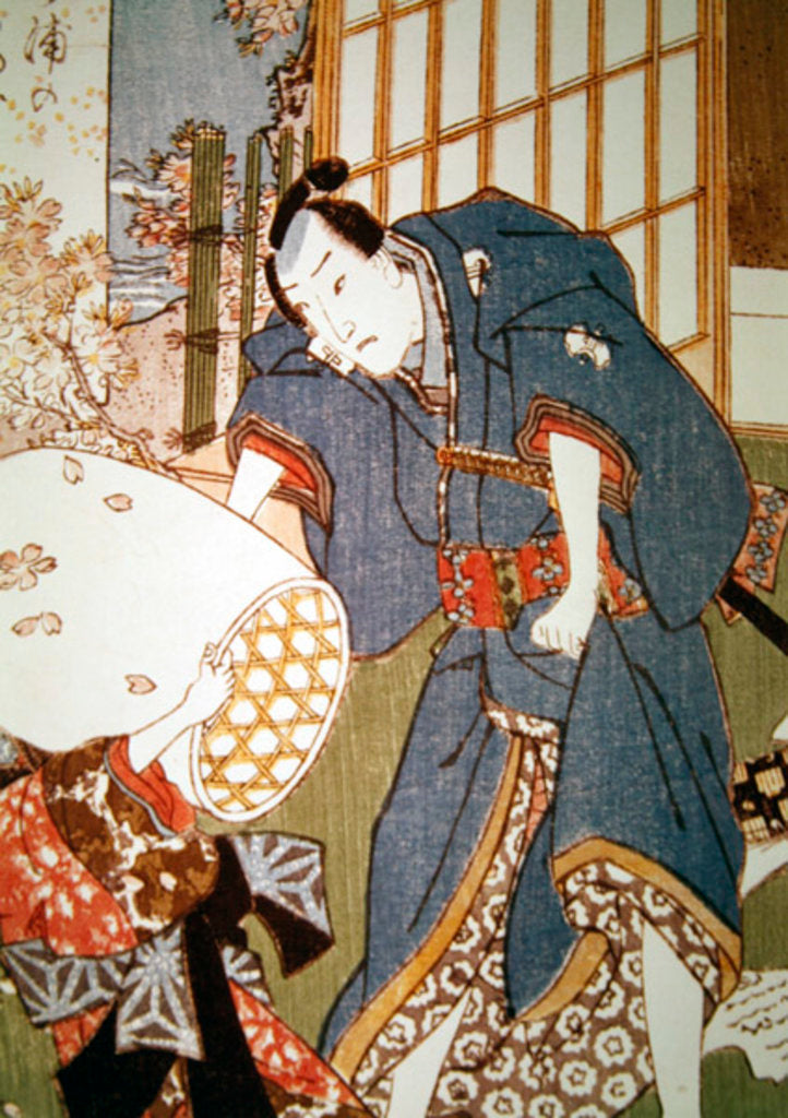 Detail of Illustration from 'The Tale of Genji' by Utagawa Kunisada