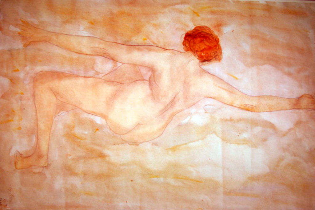Detail of Female nude by Auguste Rodin