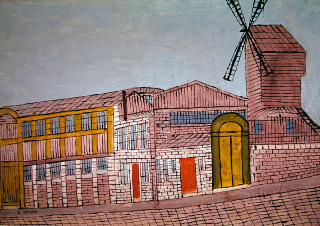 Detail of Le Moulin de la Galette, 1926 by Louis Vivin