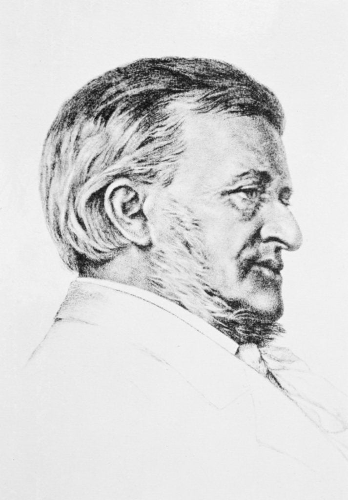 Detail of Portrait of Wagner, 19th century by Anonymous Anonymous