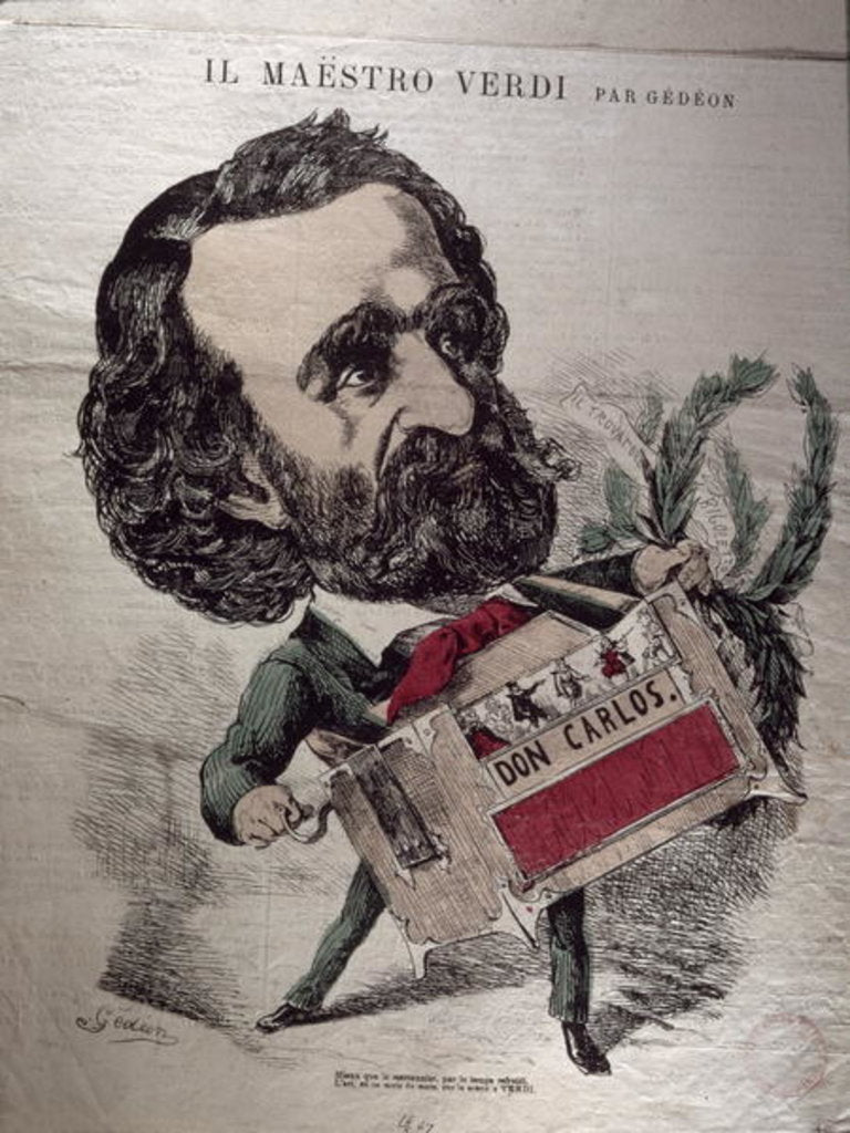 Detail of Il Maestro Verdi by Baril Gedeon