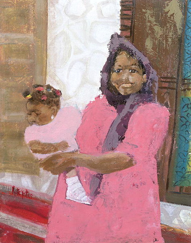 Detail of Pretty Baby, Stonetown, Zanzibar by Kate Yates