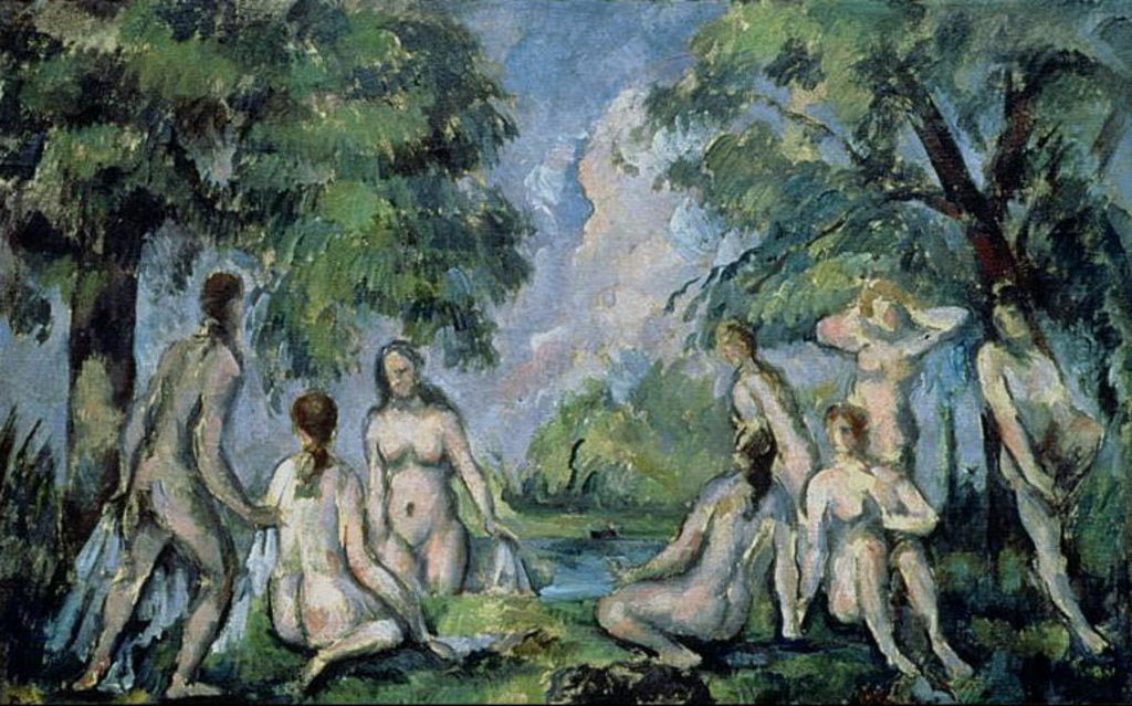 Detail of The Bathers, c.1890-1900 by Paul Cezanne