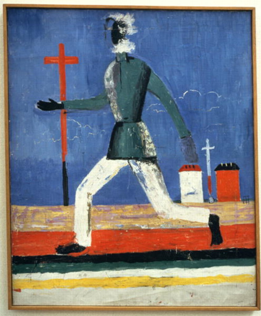 Detail of The Running Man by Kazimir Severinovich Malevich