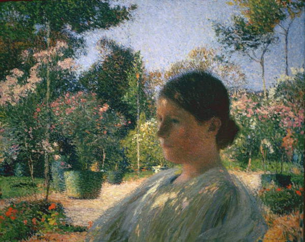 Detail of In the Garden, 1904 by Henri Jean Guillaume Martin