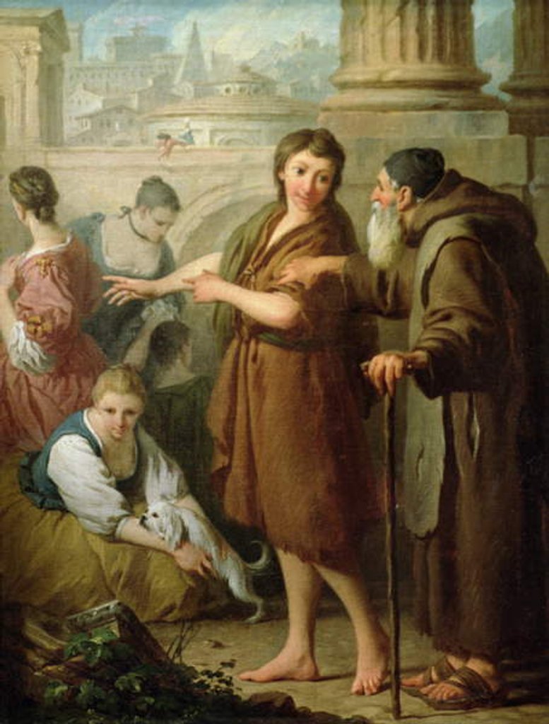 Detail of The Geese of Brother Philippe, c.1732-36 by Pierre Subleyras