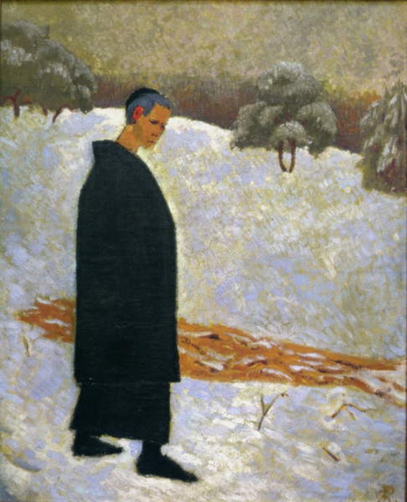 Detail of Portrait of Jan Verkade at Beuron by Paul Serusier