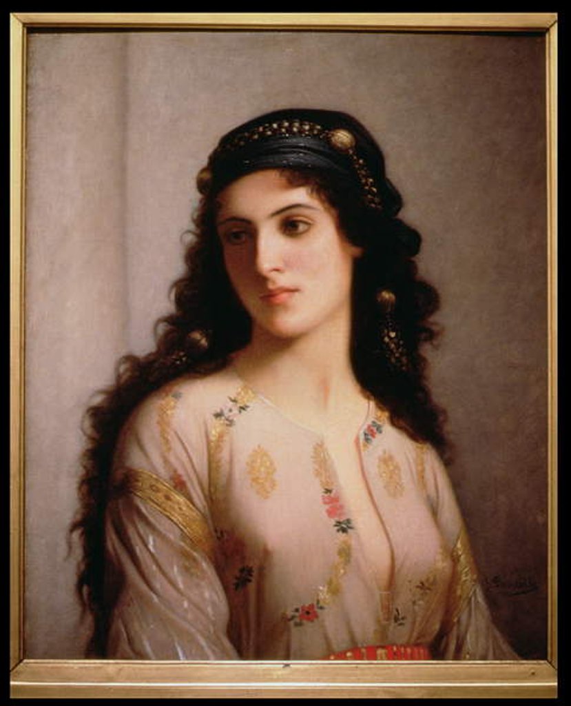Detail of Jewish Woman from Tangiers by Charles Landelle