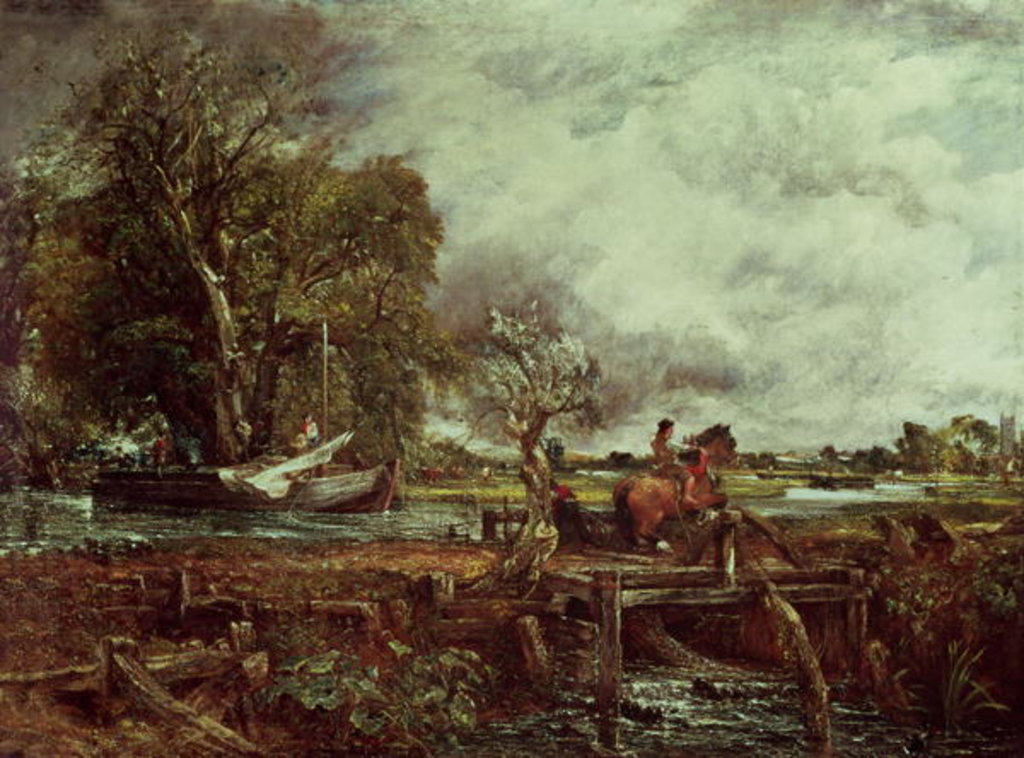 Detail of The Leaping Horse, 1825 by John Constable
