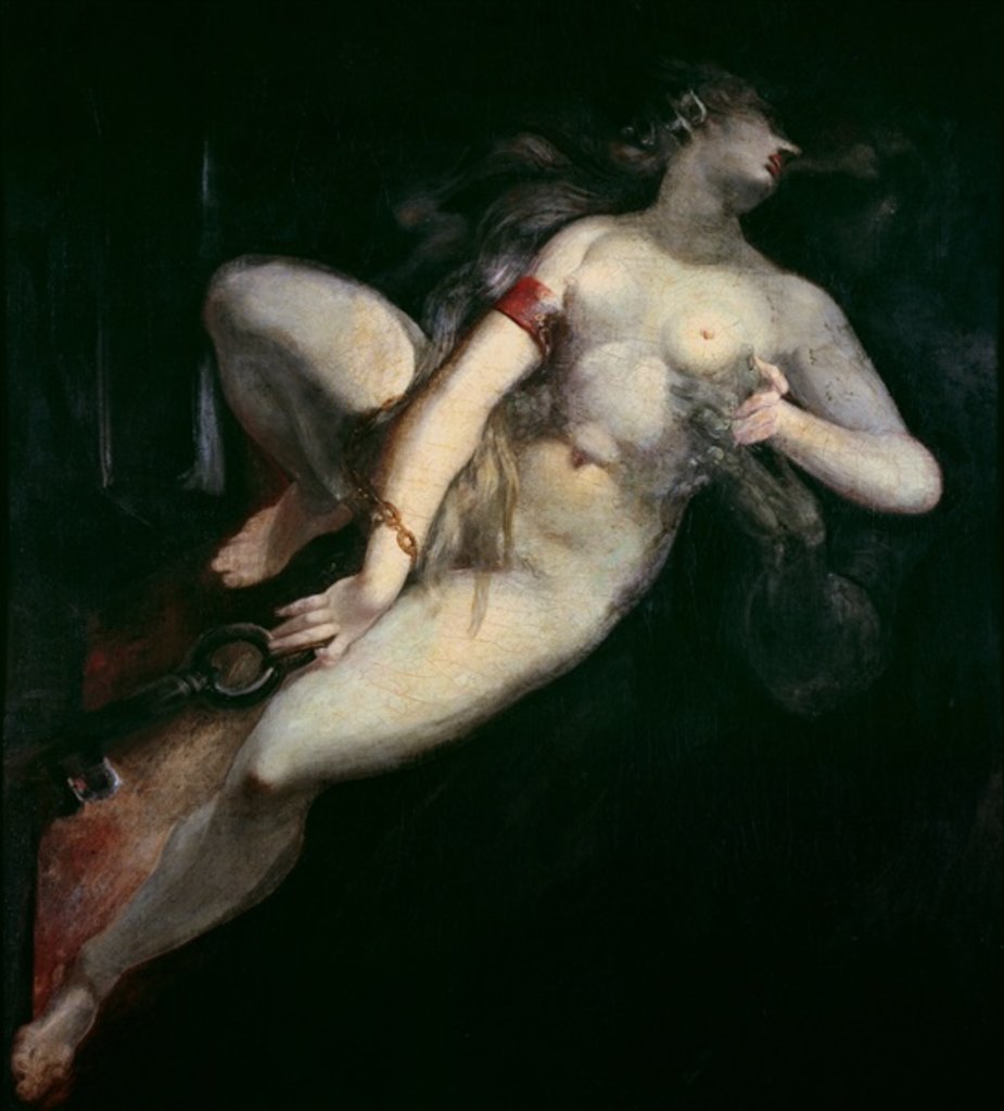 Detail of Sin Pursued by Death by Henry (1741-1825) Fuseli